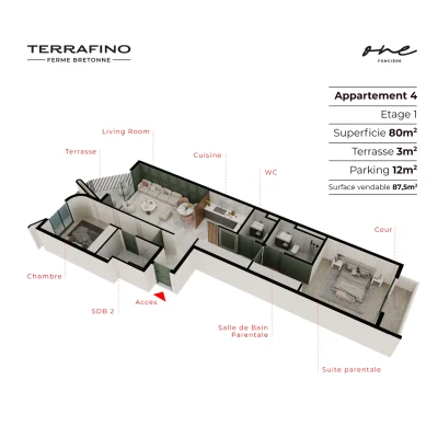 Appartement Ferme Bretonne 2
