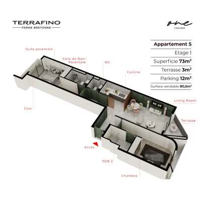 Appartement Ferme Bretonne 3